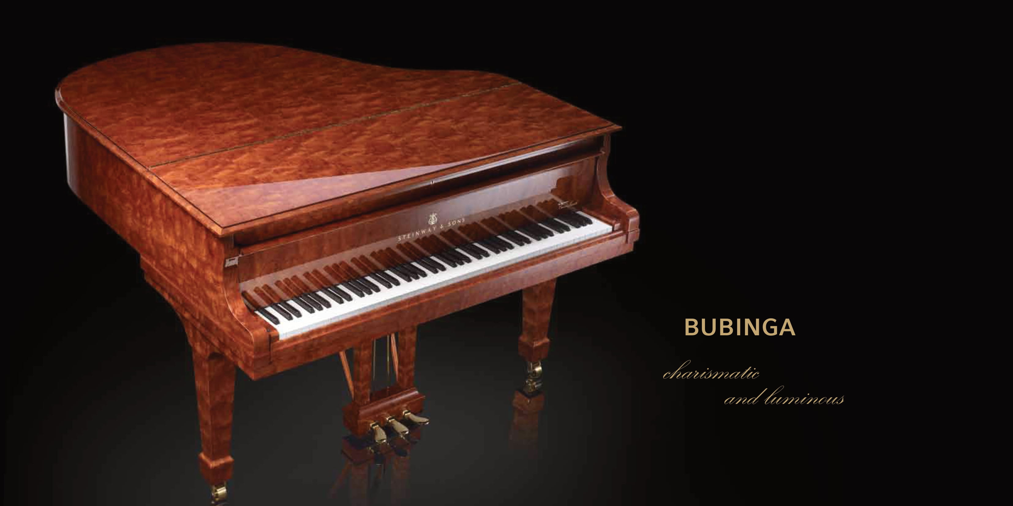 Steinway Crown Jewel Bubinga House of Piano